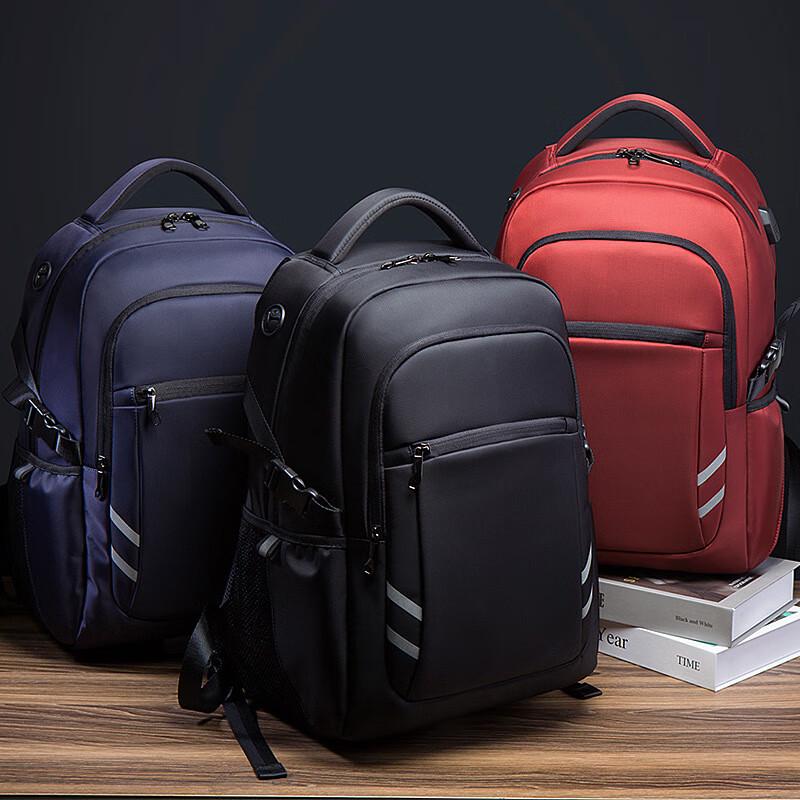 WEZHO Men's Wear-Resistant Business Travel Laptop Backpack