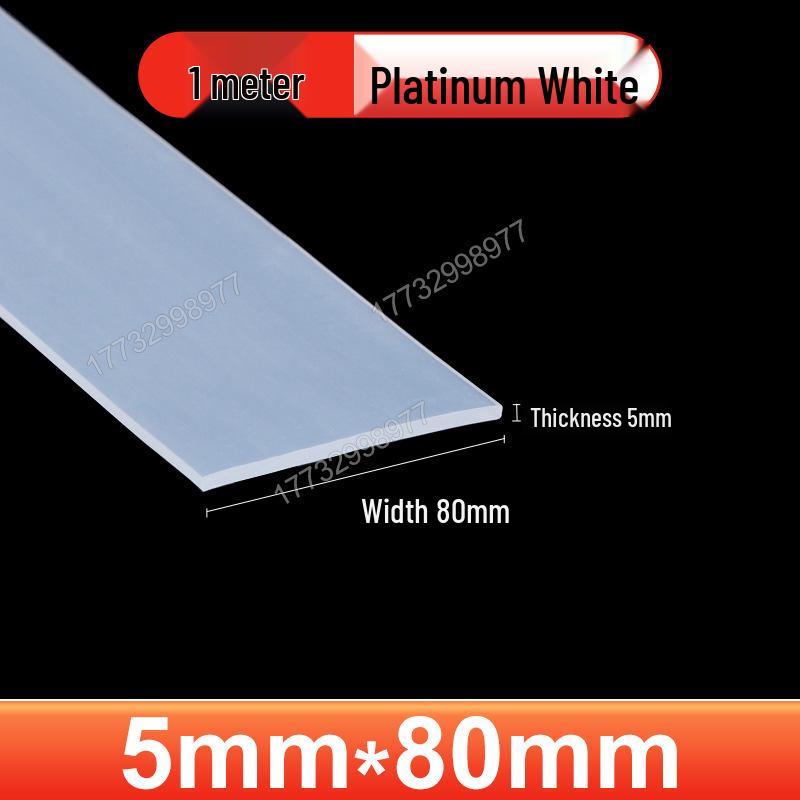 High-Temperature Resistant Transparent Silicone Rubber Sealing Strip