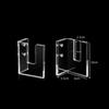 2 Pairs Skateboard Display Rack Acrylic Wall Stand Fixed Holder Skateboards Storage Holder
