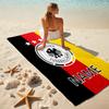Personalized Lion Crest Emblem Beach Towel Microfiber Beach Towel Thin Absorbent for Beach Swimming Yoga Bath Sports. 0910148