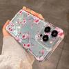 For Xiaomi Mi 17 Pro 15 14 13 12 11 Lite 5G Mi 15 T Pro 14T 13T 12T Painted Cherry Blossom Pattern Phone Case Clear Bumper Cover