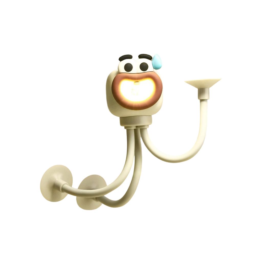 Adjustable Octopus Night Light Flexible Shape Cartoon Design Portable Reading Lamp Suitable for Children's Bedroom and Nursery Use