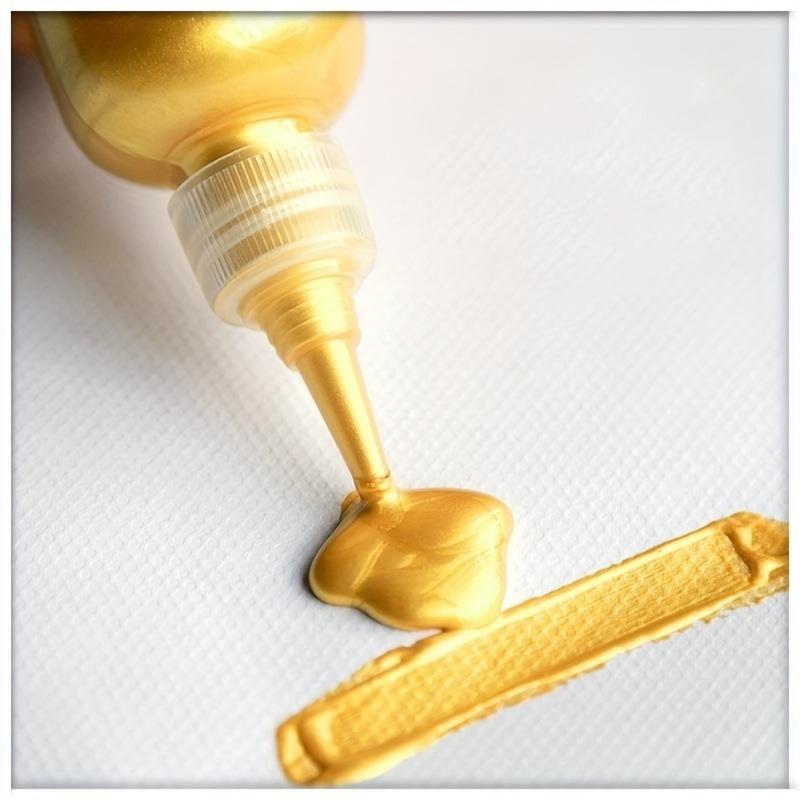 60ml Metallic Acrylic Paint Resin Pigments Golden Silvery Copper For Epoxy Resin Jewelry Making Handmade DIY Colorant Pigment