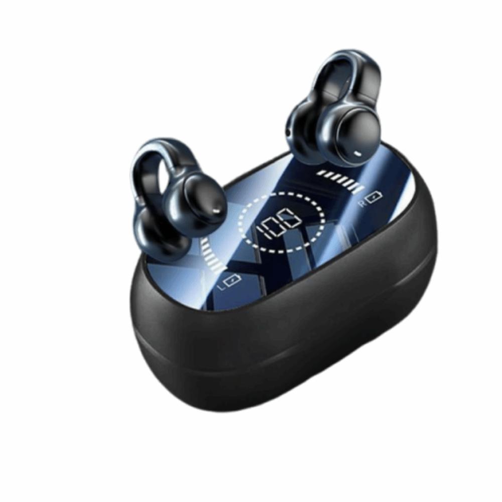 Charging Earphones Bone Conduction Headphones Clip-On Design Open Ear Bluetooth Headset Noise Reduction Long Battery Life