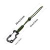 Multifunctional Tactical Hook Carabiner With Paracord Keychain Anti-Loss Rope For Outdoor Camping Hiking Emergency Gear