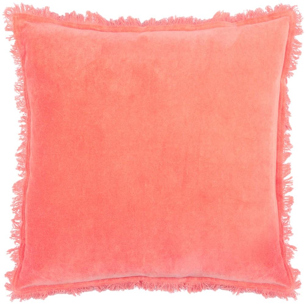 Furn Gracie Fringed Velvet Cushion Cover
