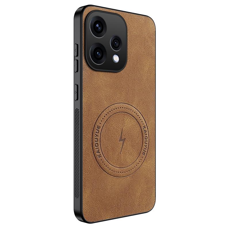 Pro Oppo Reno15c 5G (Čína)/Oppo Reno15 5G (Globální) Magnetické pouzdro WANLONFENG SD1 Series Nappa Textura PC TPU Kryt na telefon