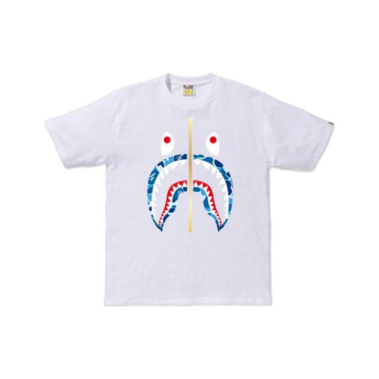 Bape Abc Gold Zip Shark Tee OZXTEM110009C