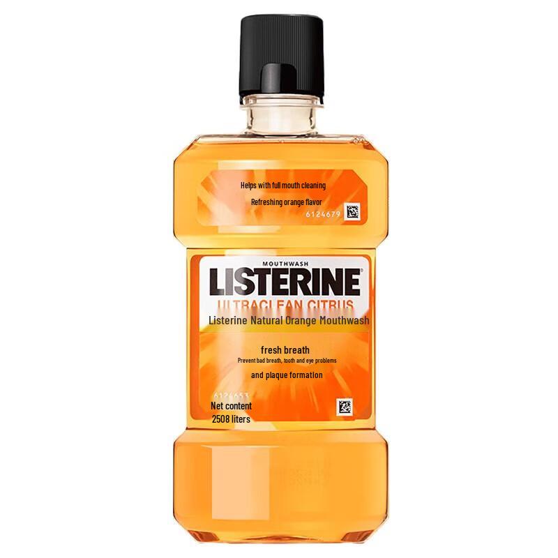

Listerine Natural Orange Mouthwash Twin Pack