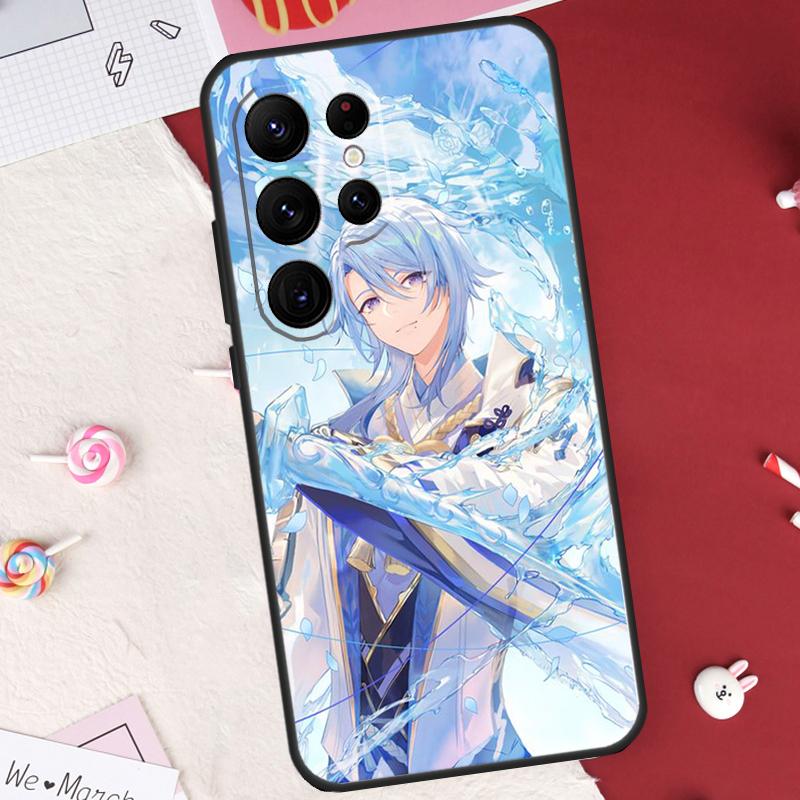 Kamisato Ayato Genshin Impact Case For Samsung Galaxy S26 Ultra S20 S21 S22 S23 S24 S25 Ultra S10 Plus S25 FE Cover Shell