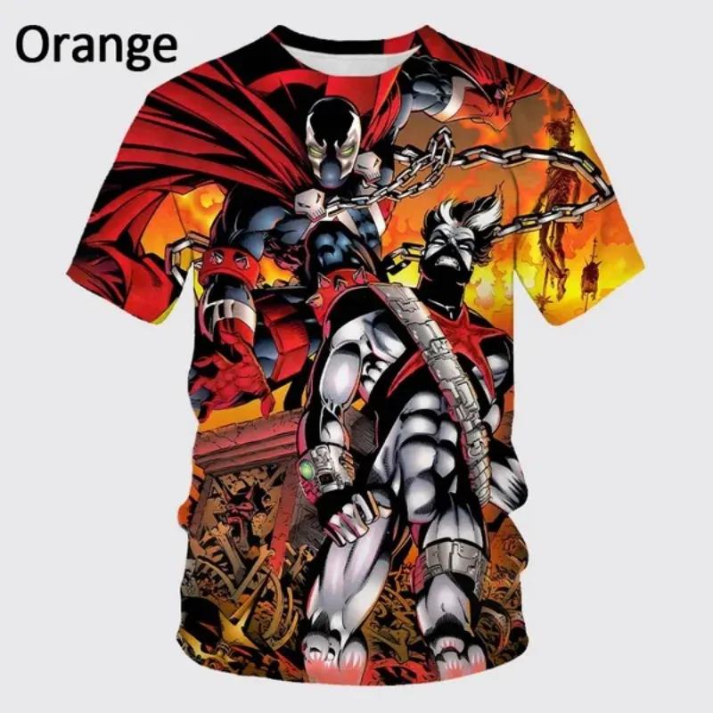 3D Print Sports Quick-dry Breathable Men T-shirt Animation Angel Harajuku Street Cosplay Outdoor Casual Short-sleeve Top