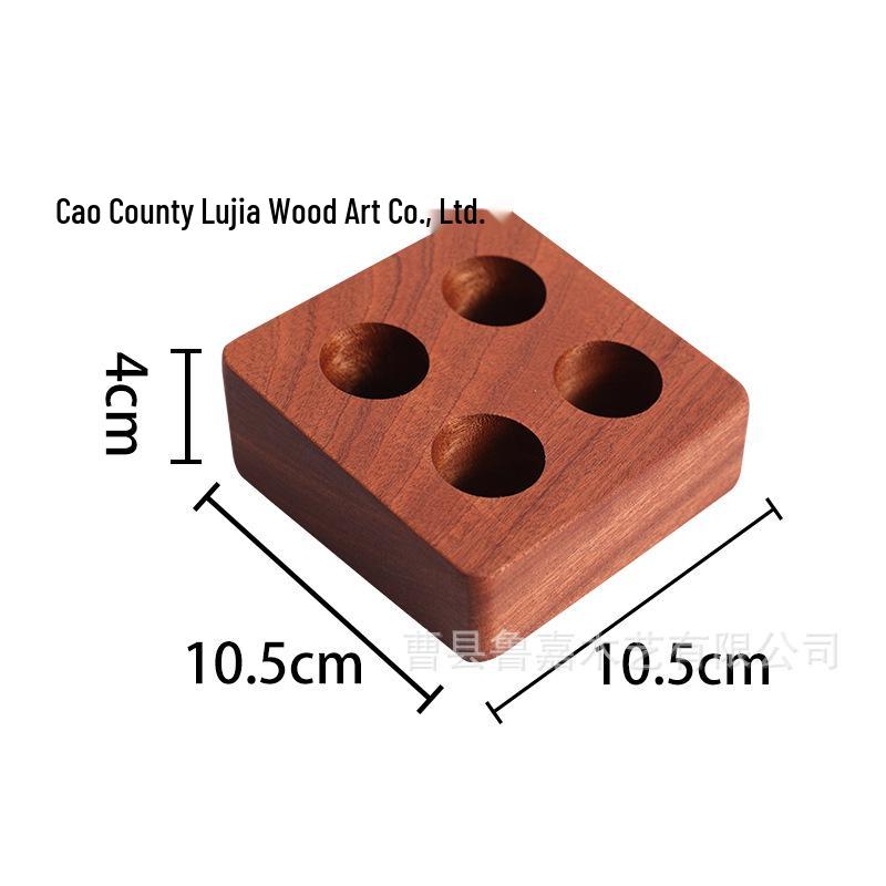 Wooden Multi-layer Essential Oil Display Rack with Multiple Slots