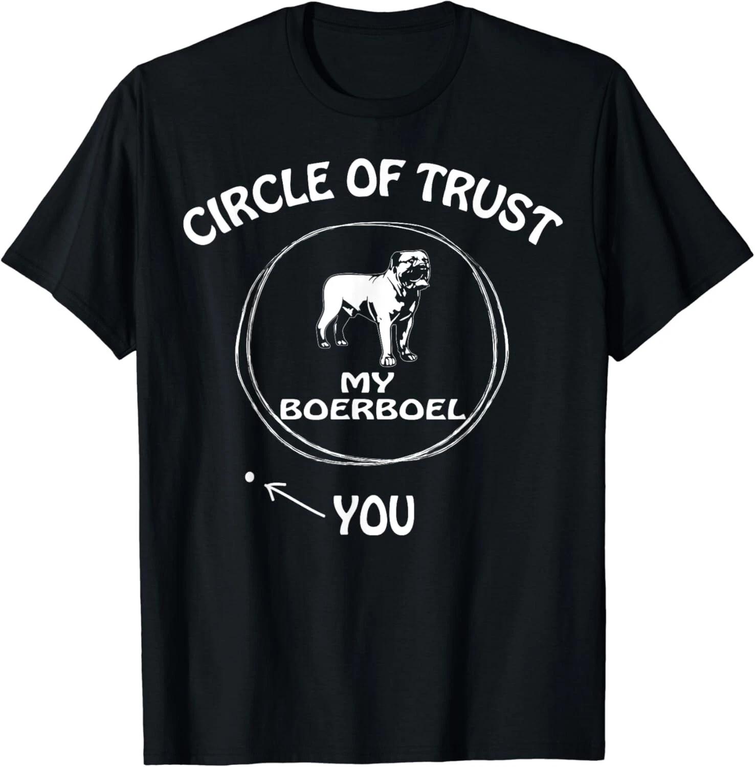 Circle of Trust Boerboel Funny T-Shirts for Dog lovers Gifts Unisex T-Shirt S