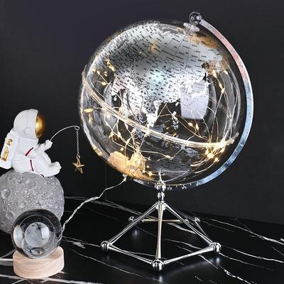 Elegant Crystal Globe Light Ornament for Luxurious Living Room or Office Décor