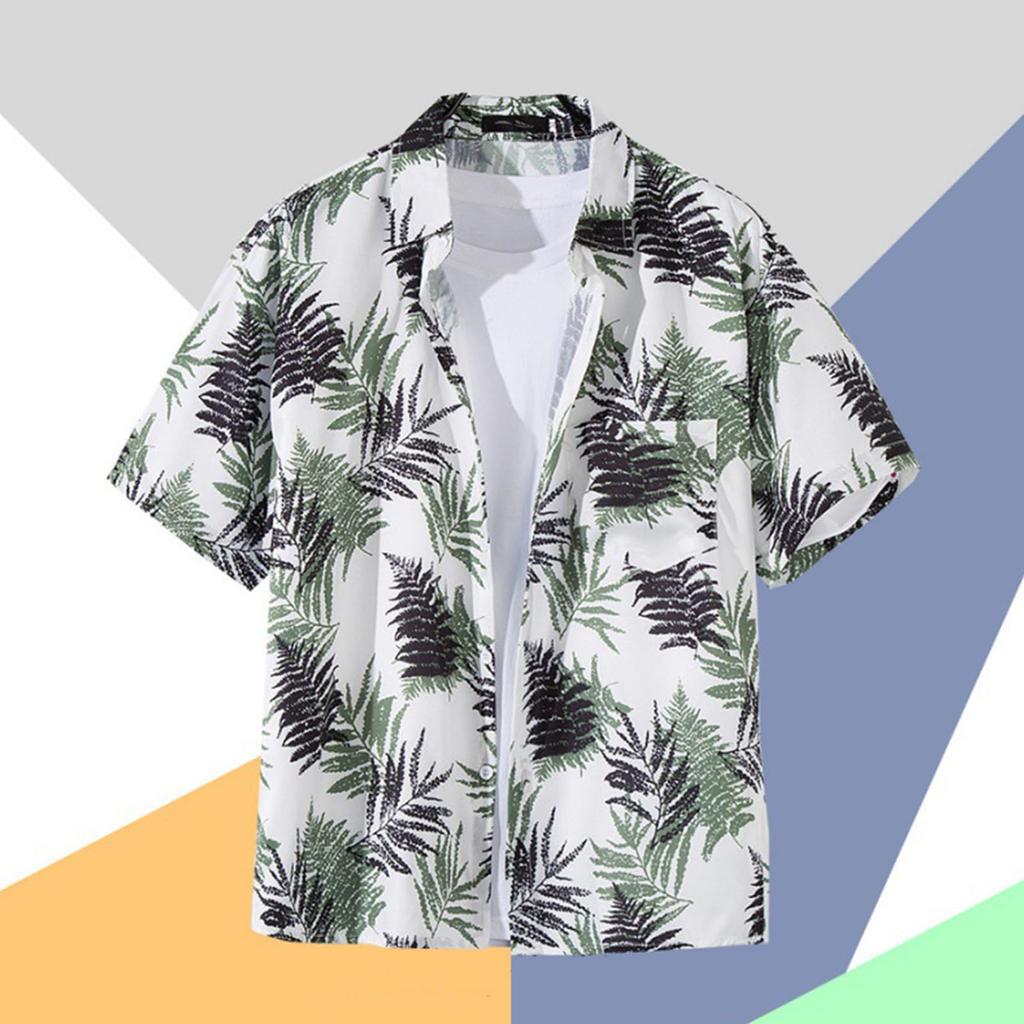 Matreeglam Aloha Beach Floral Print Summer Short Sleeve Hawaiian Loose Plus Sizes Summer Travel Shirt Shirt, Shirt, Shirt, Unisex, Shirt, Style, Fit,