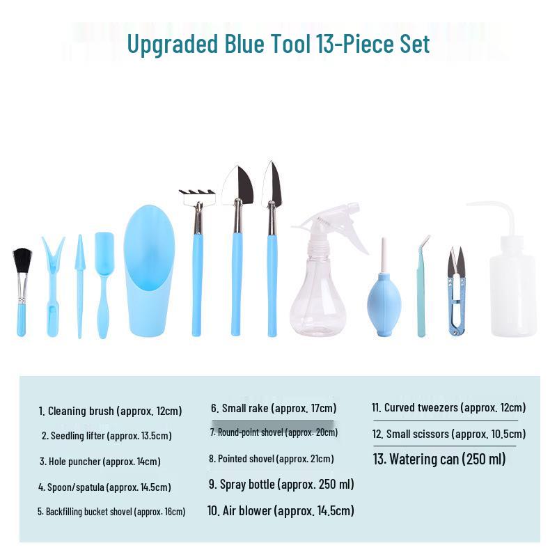 Succulent Planting Tool Set: Gardening Supplies & Bonsai Tools with Watering Can