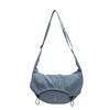 Hobo Bag für Damen, einfarbig, Umhängetasche, Schultertasche, Unterarmtasche