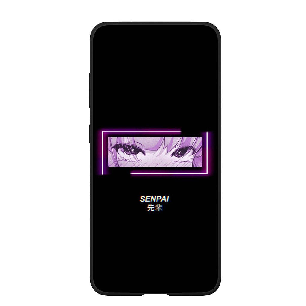 Fodral för Samsung Galaxy S25 S24 S23 iPhone 16 15 Xiaomi Redmi Note 14 13 12 16E X 11 Pro Max OPPO Moto Huawei Ahegao Harajuku Tecknad Tjej Waifu Skydd