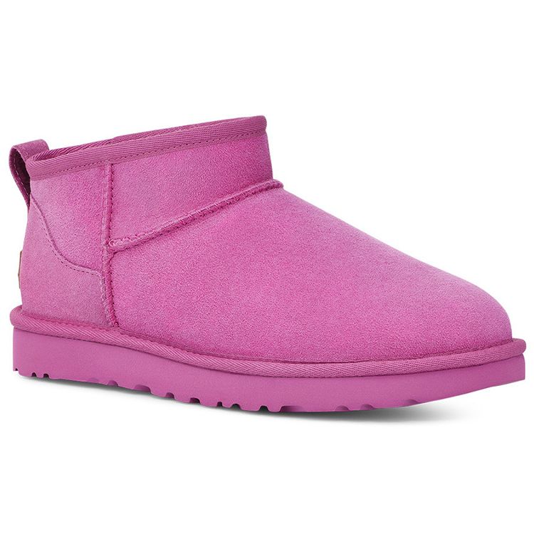 UGG Botas de Nieve Cortas Cómodas Simples Botas de Mujer Rosa Morado 1116109-PRBY