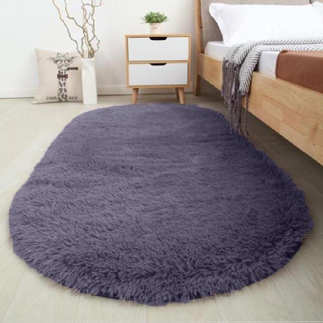 Tapete de pelúcia macio de pele de carneiro para quarto, almofada de lã de imitação, tapete de cabeceira de pelo longo, almofada de sofá, tapetes de pele para sala de estar