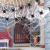 Three-dimensional Pearlescent Paper Pull Flag Witch Halloween Banners