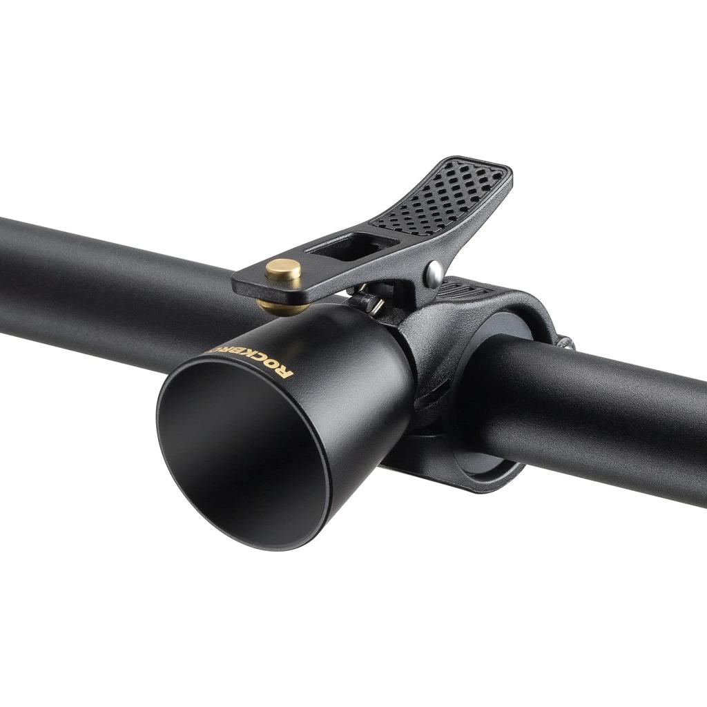 ROCKBROS Bicycle Refreshing Copper Mini Bell for Adults and Fits Road Cross and Bikes with Handlebar Diameters of Black Trophy-Shaped Bell,