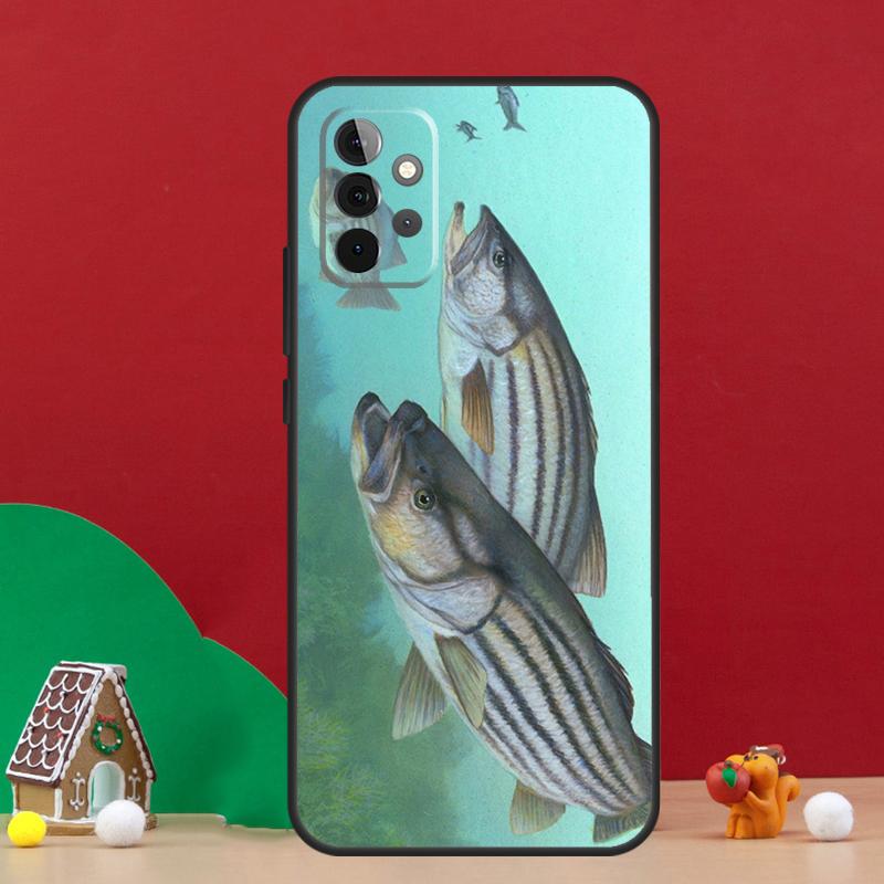Bass Fishing Baits Lures Hook Tackle Case For Samsung Galaxy A55 A52 A32 A12 A33 A06 A16 A26 A36 A56 A15 A53 A13 A34 A54 A14 A17