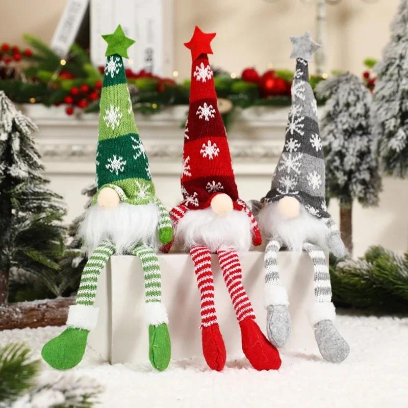 New 6 Styles Glowing Gnome Christmas Faceless Doll Merry Christmas Home Decoration Navidad Natal Gift New Year Christmas Gifts