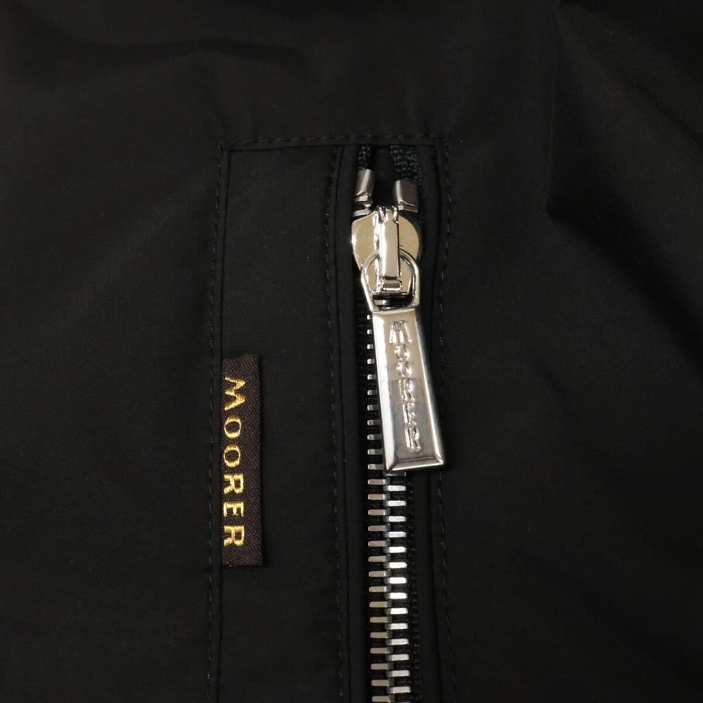 MOORER Excellent Condition ONIRO-STP Technical Fabric ACQUA PROOF Bhutan Quilted Goose Down Hoodie Jacket 48 blackUsed