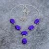 Charoite Gemstone Handmade 925 Sterling Silver Jewelry Necklace 18" M-408