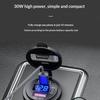 USB-C-Autoladegerbuchse 12V/24V Dual-USB-Buchse PD3.0 QC3.0 Auto-USB-Anschluss mit LED-Voltmeter und Ein/Aus für Motorboot LKW