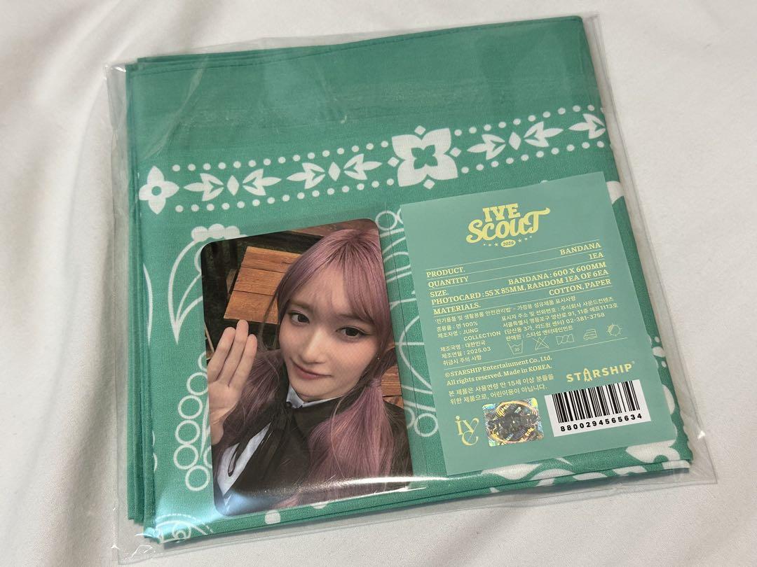 

[ИСПОЛЬЗОВАННАЯ] IVE SCOUT Soul Fancon Bandana Iso Коллекционная карточка