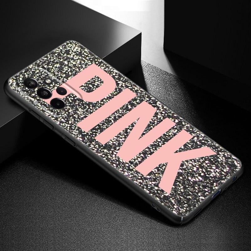 Fashion Pink Love Phone Case For Samsung Galaxy A21 A30 A50 A52 S A13 A22 A32 A33 A53 A73 5G A11 A12 A31 A51 A70 A71 A72 Cover