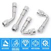 Motorcycle 45 90 135 180 Degree Angle Bent Valve Adaptor Tyre Tube Valve Extension Adapter for Truck Car Motor Bike Auto