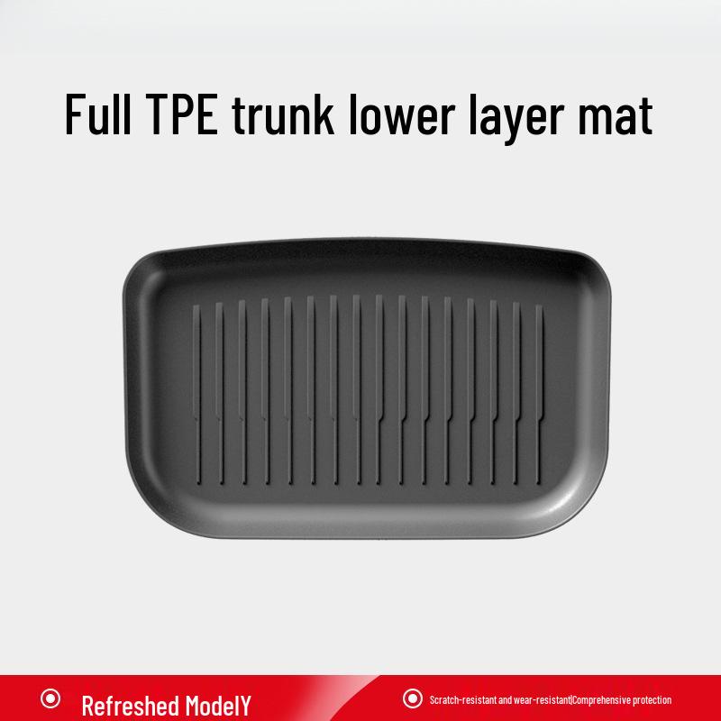 Upgraded TPE Trunk Mat Set for Tesla Model Y3 - Front & Rear Trunk, YL Interior Accessories