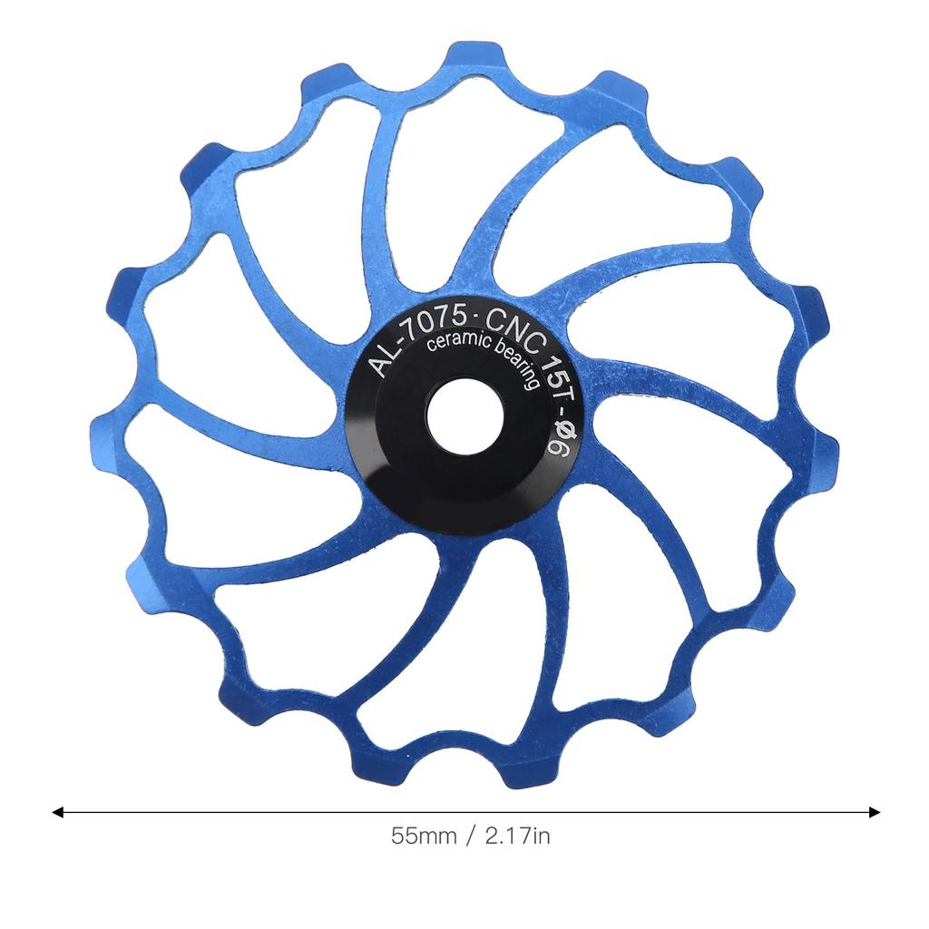 15T Bike Aluminium Alloy   Roller Ceramic Bea  Mountain   Rear Derailleur Pulley