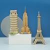 3D Puzzle: Famous World Buildings DIY Model Toy for Kids