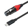 1/2/3M Type C Male To XLR Female Mic Studio Audio Cord USB C To XLR Microphone Audio Cable for Samsung Huawei USB Type C Devices