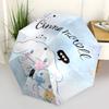 1pc Cinnamoroll & Baby Ideas Pattern Automatic Umbrella Is Fashionable and Good-Looking, a Portable 3-Fold Umbrella, Suitable for Travel and Daily Use