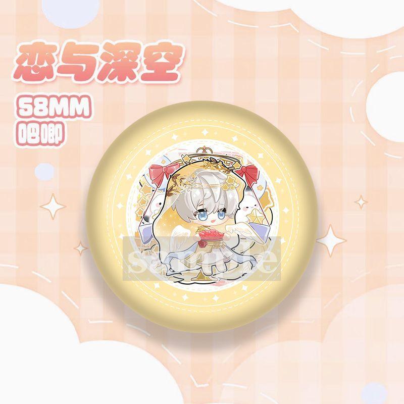 Hot Game Love and Deepspace Sylus Xavier Zayne Rafayel Caleb Anime Cartoon Badge Brooch Costumes Backpack Accessories Prop Gifts