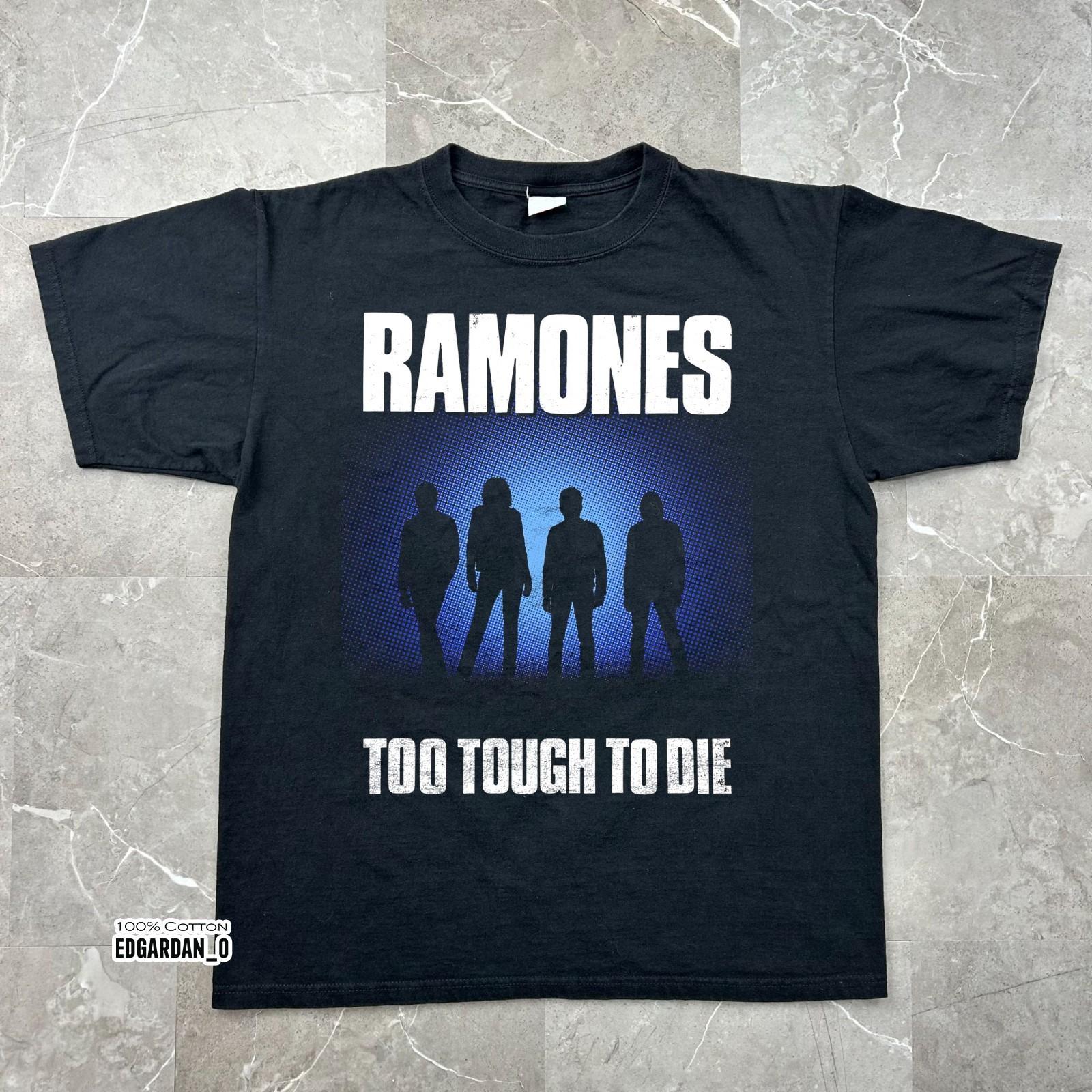 Ramones Too Tough to Die Album 1984 Black Unisex T-shirt Size S-5XL XXL