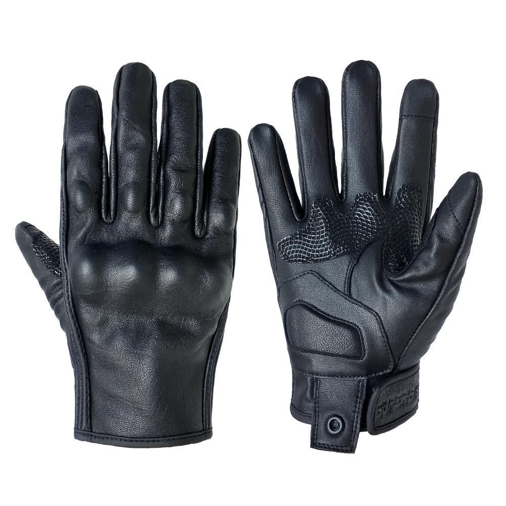 Women Motorcycle Gloves XS S M Leather Touch Genuine Goatskin Motor Bike Mitt Guantes Racing Cycling Glove Motocross Motorbike XS