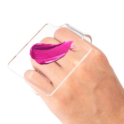 Acrylic Cosmetic Makeup Mixing Plate Nail Art Polish Gel Foundation Eyeshadow Eyes Mixing Palette Rod Tool  FY207