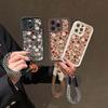 Flowers Wrist Strap Case For Samsung Galaxy S25 S24 S23 Ultra Note 20 Plus S22 S21 S25FE S20FE S24FE S23FE Cover