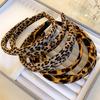 1/3 st 1,5/2/3 cm Chic Leopardmönstrat Hårband med Svampvaddering för Kvinnor Flickor Daglig Användning Mode Bekvämt Hårtillbehör