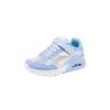 Skechers Kids Synthetic Leather Comfortable Simple Versatile Non-Slip Wear-Resistant Breathable Low-Top Casual Shoes Kids Sneaker 319380L-LTBL