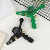 Plastic Rocker Arm Double Spray Lawn Irrigation Nozzle 3/4" Male Thread 360 Degree Angle Rotating Sprinkler Head For Garden