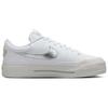 Nike Court Legacy Lift Weiß Metallic Silber Damen Plateau-Schuhe HQ2307-100