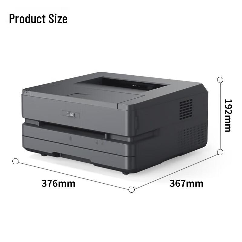 Deli P3100DN A4 Automatic Duplex Black and White Laser Printer CN plug (adapter included)