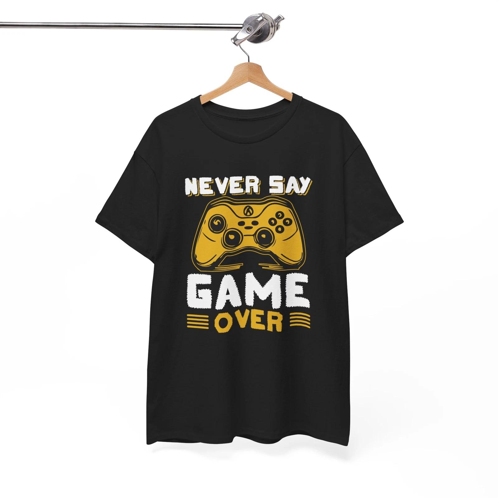 Game Over Retro T-Shirt | Funny Gamer Tee | Video Game Inspired Shirt M